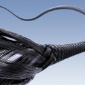 Kabel przewód USB-A - iPhone Lightning Flash Series 3A 1m - czarny