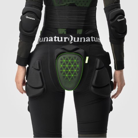 Ochraniacze bioder spodenki na narty snowboard łyżwy Advanced rozmiar L - czarne