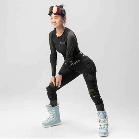 Ochraniacze bioder spodenki na narty snowboard łyżwy Advanced rozmiar L - czarne