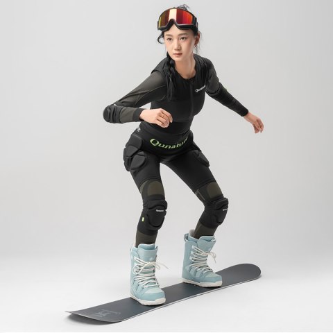 Ochraniacze bioder spodenki na narty snowboard łyżwy Advanced rozmiar L - czarne