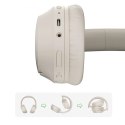 Słuchawki bezprzewodowe nauszne H2 Pro ENC Bluetooth - białe