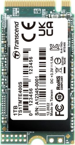 Dysk SSD TRANSCEND TS1TMTE400S (M.2 2242″ /1 TB )