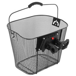 KOSZYK ROWEROWY PRZEDNI MOCOWANY NA CLICK CZARNY