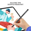 Rysik stylus pasywny JR-DR01 do ekranów dotykowych 2 końcówki - czarny