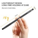 Rysik stylus pasywny JR-DR01 do ekranów dotykowych 2 końcówki - czarny