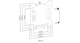 Uchwyt do TV MACLEAN BRACKETS MC-596 (nośność 20kg /13 - 27 cali)