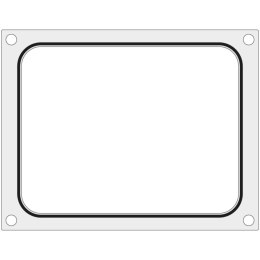 Matryca forma do zgrzewarki Hendi na tackę pojemnik bez podziału 227x178 mm - Hendi 805572