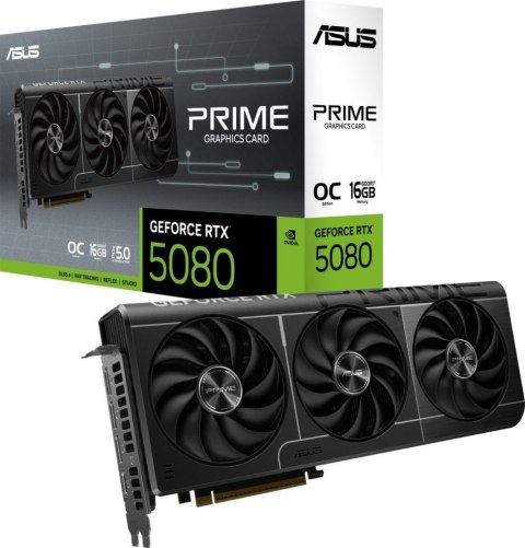 Karta graficzna ASUS Prime GeForce RTX 5080 OC 16GB GDDR7 (90YV0LX0-M0NA00)