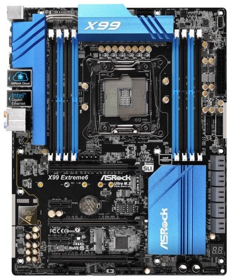 Płyta główna ASROCK X99 EXTREME6 (Socket 2011-3 /ATX)