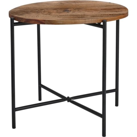 STOLIK KAWOWY BLAT DREWNIANY OKRĄGŁY 45x38CM