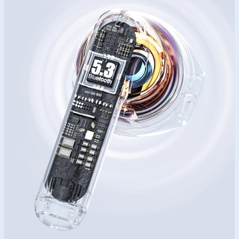 Słuchawki bezprzewodowe douszne U8 TWS - białe