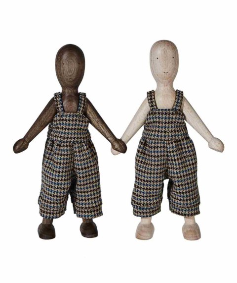 Drewniana Lalka Bukowa ze Spodniami