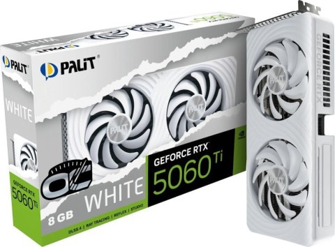 Karta graficzna GeForce RTX 5060 Ti White OC 8GB GDDR7 DLSS4