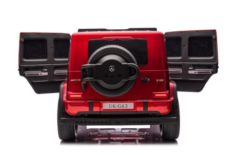 Auto Na Akumulator Mercedes G63 4X4 XXL 24V14AH Czerwony Lakierowany