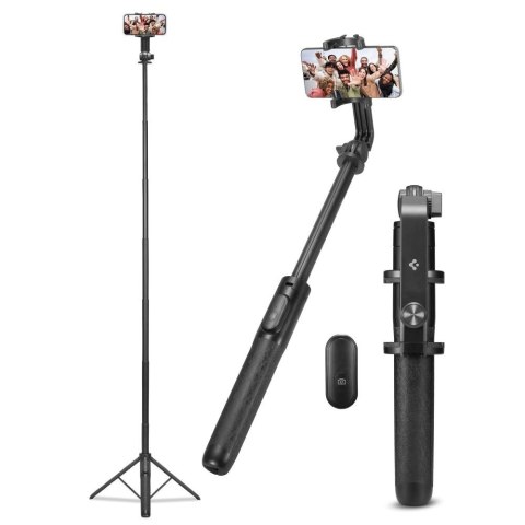 Selfie stick kijek do zdjęć tripod Bluetooth S560W - czarny