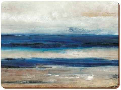 Abstrakcja Niebieska Podkładki średnie 4 szt.