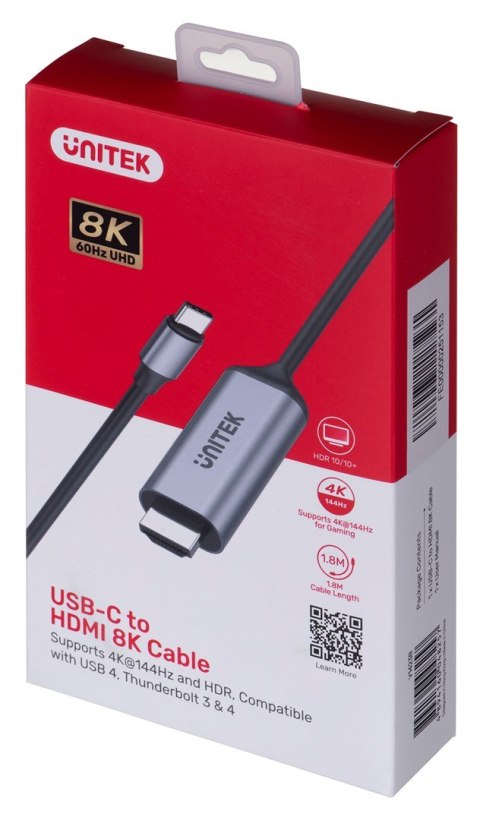 Adapter UNITEK V1423B USB-C - HDMI