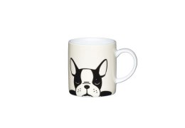 Espresso porcelanowa filiżanka z buldogiem francuskim 80 ml