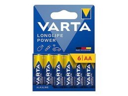BATERIE ALKALICZNE VARTA R6 (AA) LONGLIFE POWER 6szt NEW