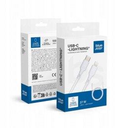 Kabel USB C do iPhone Lightning 2.4A (max 27W) - biały 1M