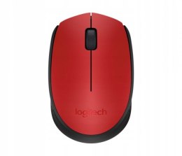 MYSZ LOGITECH NANO WIRELESS MOUSE M171 CZERWONA
