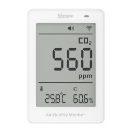 Miernik jakości powietrza WiFi LCD Sonoff AirGuard CO2 SAWF-08P