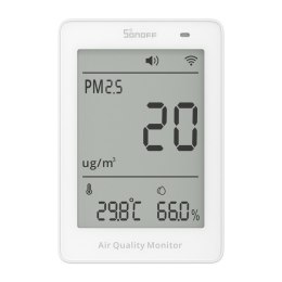 Miernik jakości powietrza WiFi LCD Sonoff AirGuard PM2.5 SAWF-07P