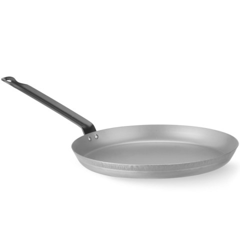 Patelnia do naleśników ze stali węglowej INDUKCJA GAZ śr. 290 mm