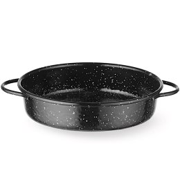 Patelnia emaliowana okrągła z uchwytami śr. 200x45 mm