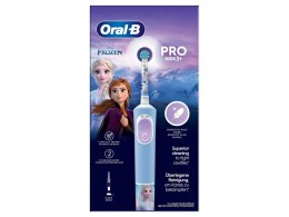 Szczoteczka elektryczna ORAL-B Vitality Pro D103 Kids Frozen Niebiesko-biały (8006540772409)