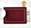 Burgund Podkładki średnie 6 szt.
