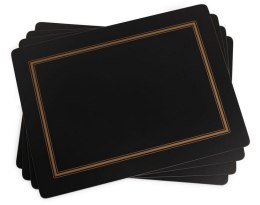 Czarne Podkładki duże 4 szt.