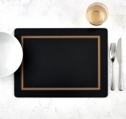 Czarne Podkładki duże 4 szt.