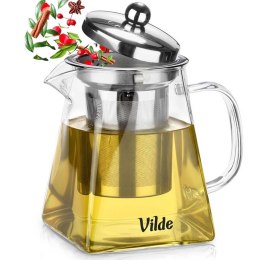 DZBANEK SZKLANY 490ml Z ZAPARZACZEM DO HERBATY ZIÓŁ 259411