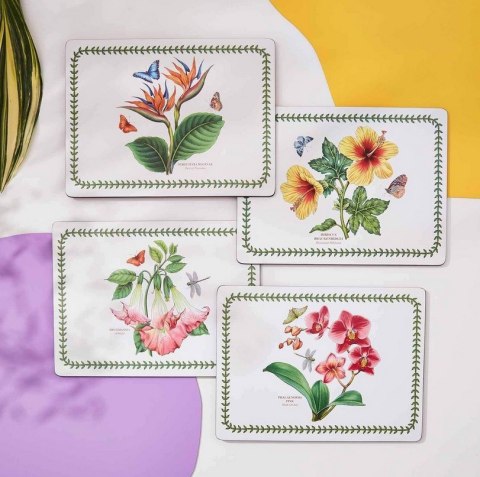 Egzotyczny Ogród Podkładki duże 4 szt.