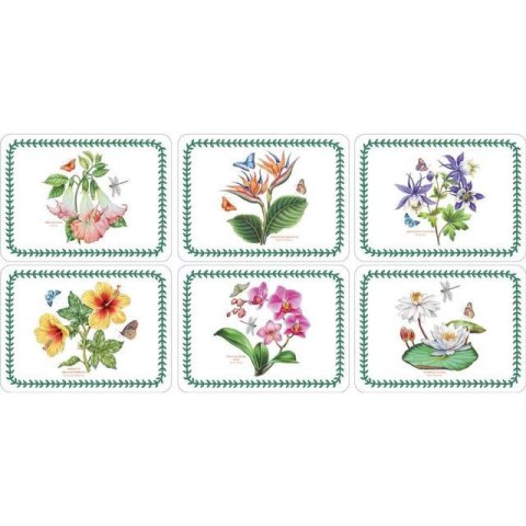 Egzotyczny Ogród Podkładki średnie 6 szt.