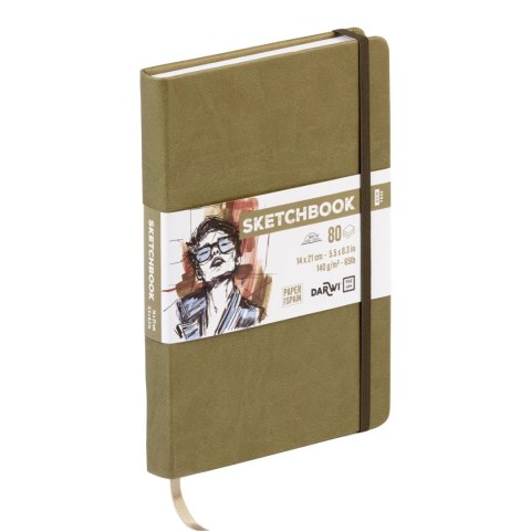 Szkicownik DARWI 14x21 140g Khaki
