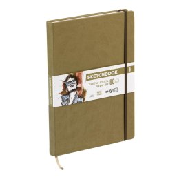 Szkicownik DARWI A4 140g Khaki