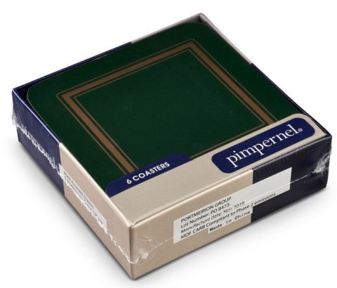 Szmaragdowe Podkładki małe 6 szt.