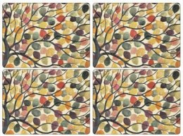 Tańczące Liście Podkładki duże 4 szt.