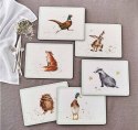 Zwierzęta Podkładki średnie 6 szt.