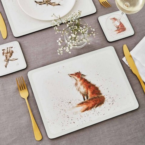 Zwierzęta Podkładki średnie 6 szt.