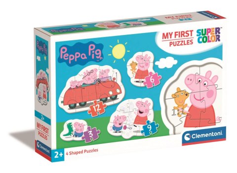 Moje Pierwsze Puzzle 3-6-9-12 ŚWINKA PEPPA Clementoni 20829