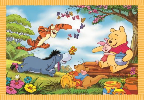 Puzzle 4w1 Super Color DISNEY KUBUŚ PUCHATEK Clementoni 21514