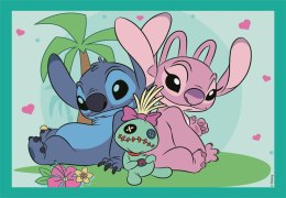Puzzle 4w1 Super Color DISNEY STITCH Clementoni 21745
