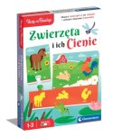 Puzzle Zwierzęta i Ich Cienie Uczę się Bawiąc Język Polski Clementoni 50762