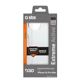 Etui pokrowiec do iPhone 16 Pro Max Extreme Active D3O - przezroczyste