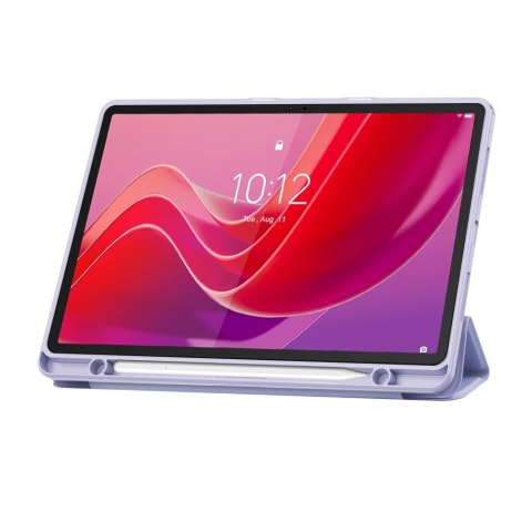 Etui z podstawką na Lenovo Tab M11 11'' TB-330 SC Pen - fioletowe