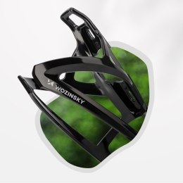 Koszyk uchwyt rowerowy na bidon - czarny