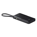 Powerbank Bipow 2 10000mah 20W z wyświetlaczem wbudowanym kablem USB-C - czarny